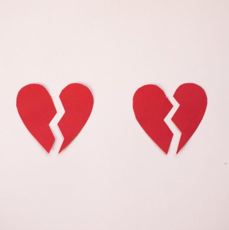 two broken hearts